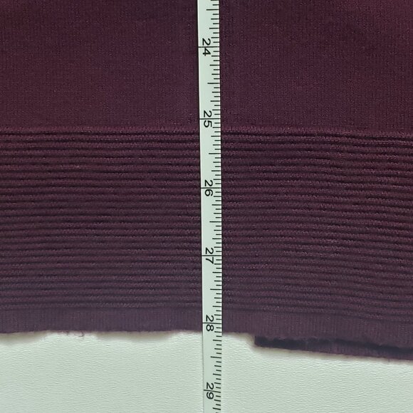 Stitch Fix X Evolution Open Cardigan Sweater Womens M Burgundy Ancho Chili - Picture 9 of 16